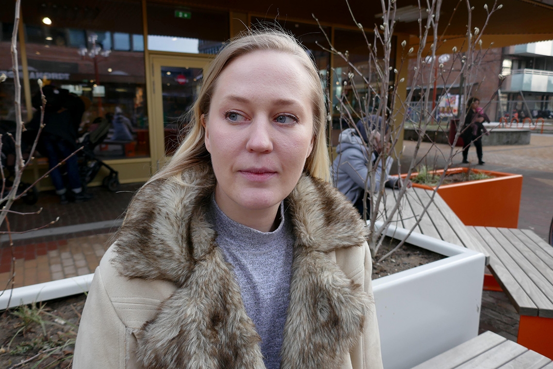 En havfrue legger ut 